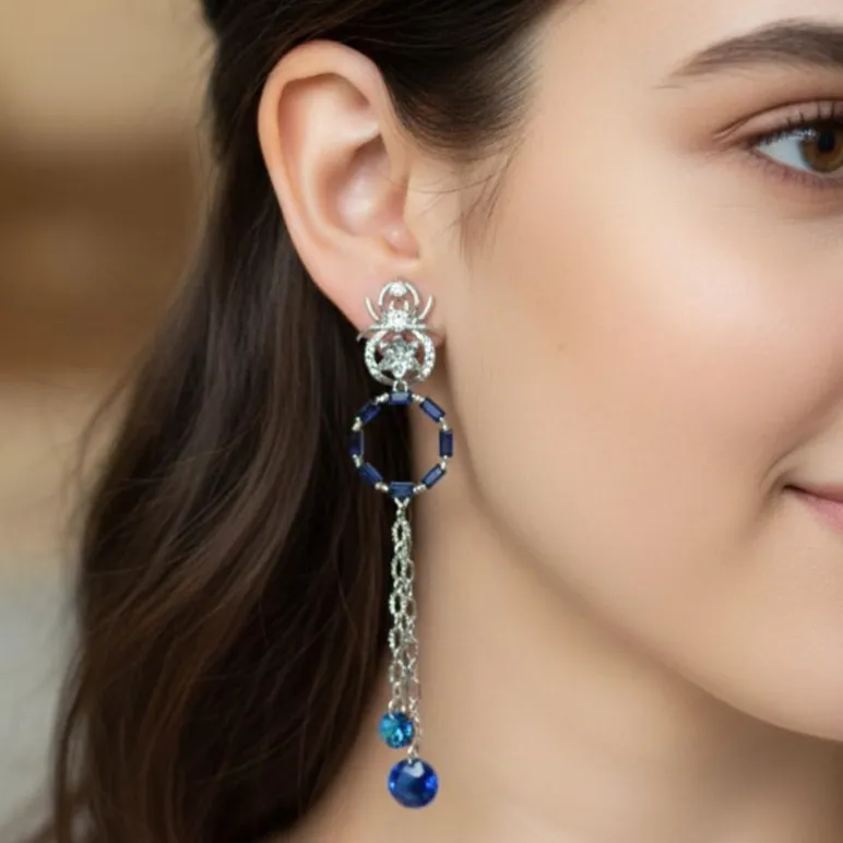 Серьги "Паук"