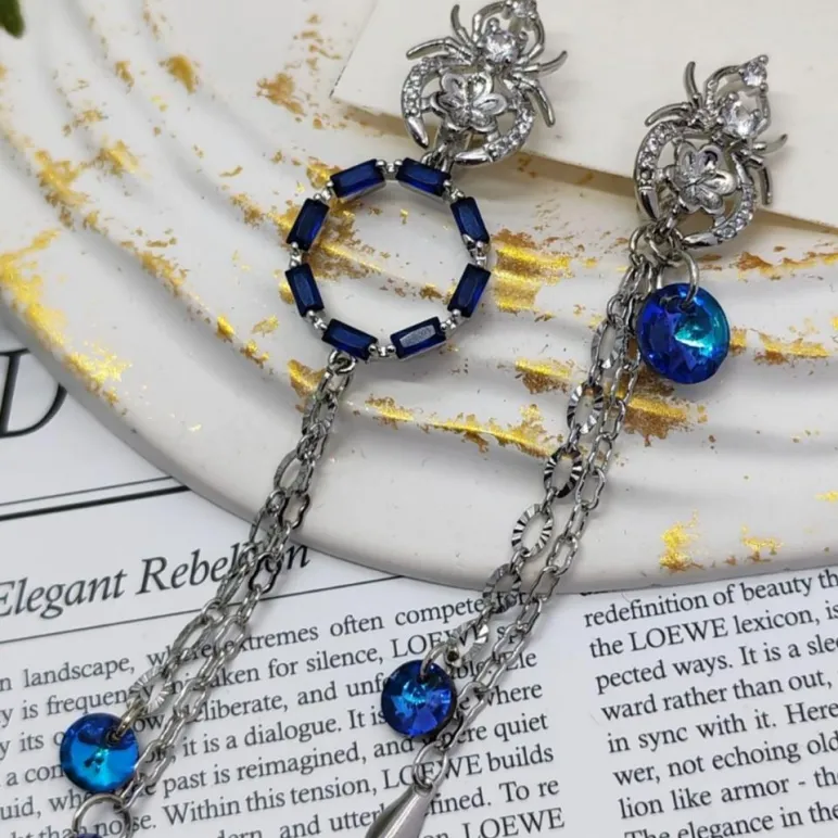 Серьги "Паук"