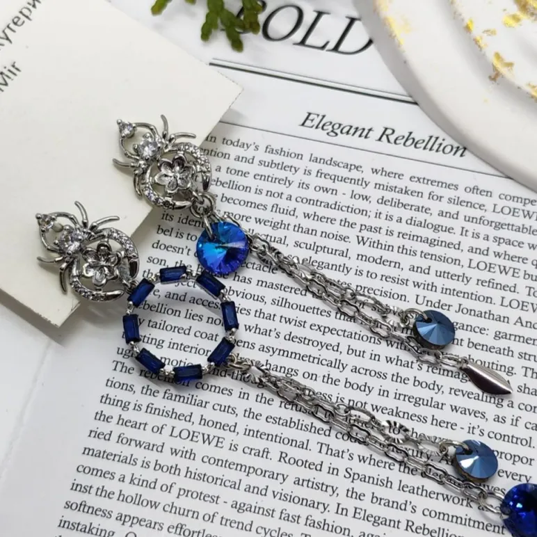 Серьги "Паук"