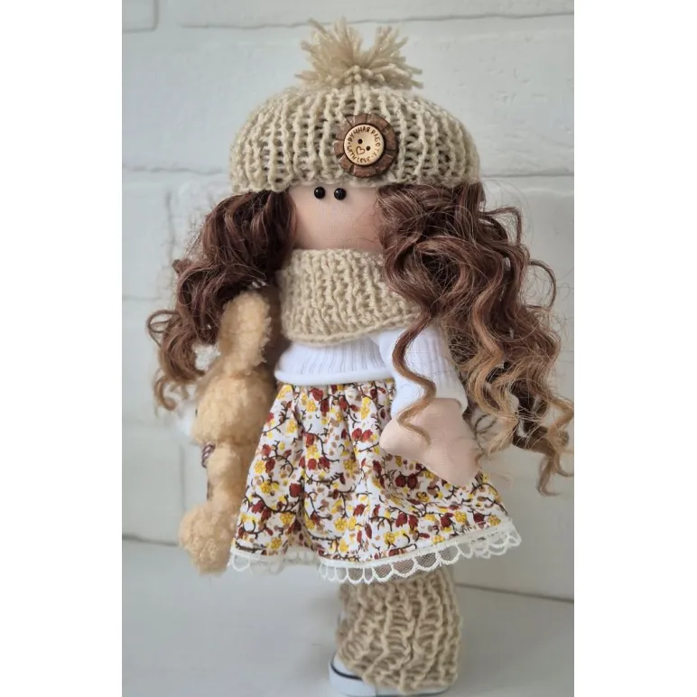 Текстильная кукла Женя