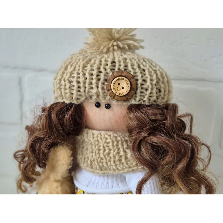 Текстильная кукла Женя