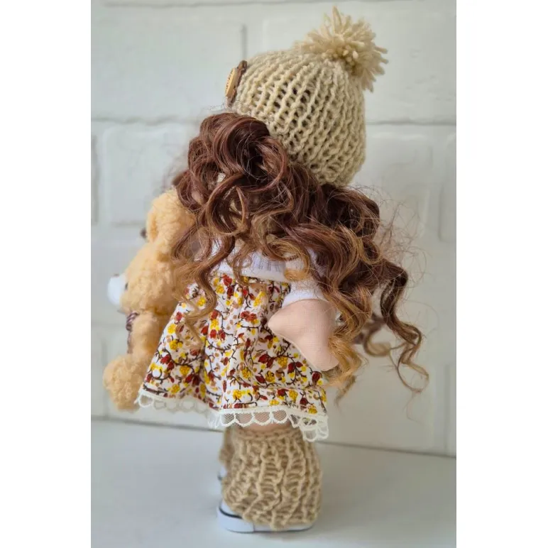 Текстильная кукла Женя