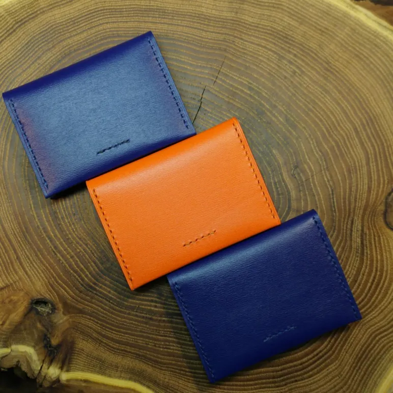 Картхолдер из натуральной кожи, ручная работа