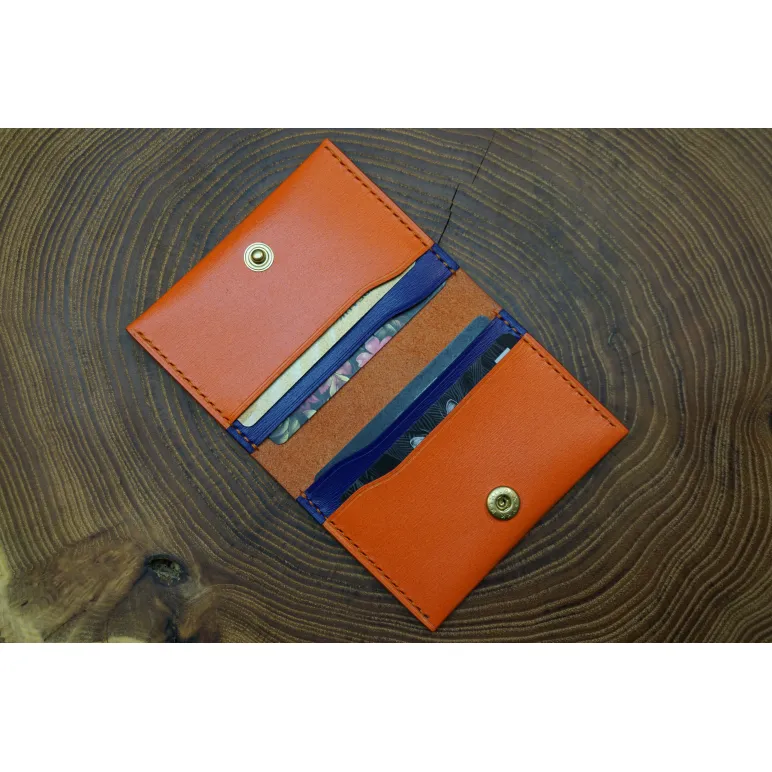 Картхолдер из натуральной кожи, ручная работа