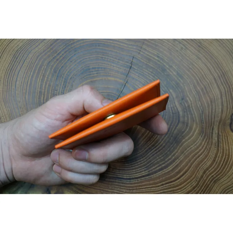 Картхолдер из натуральной кожи, ручная работа