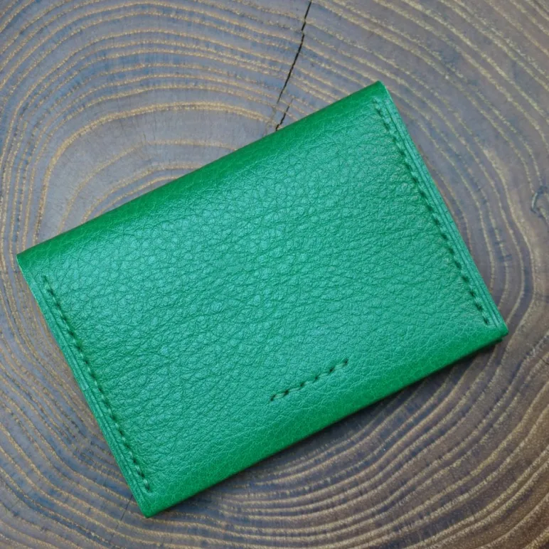 Картхолдер из натуральной кожи, ручная работа