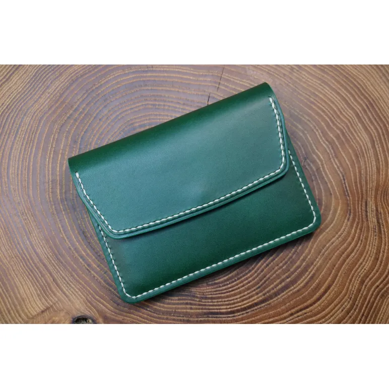 Портмоне для документов из натуральной кожи, ручной работы