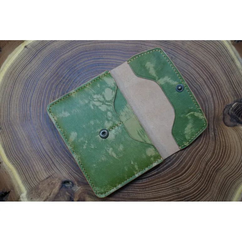 Портмоне для документов из натуральной кожи, ручной работы