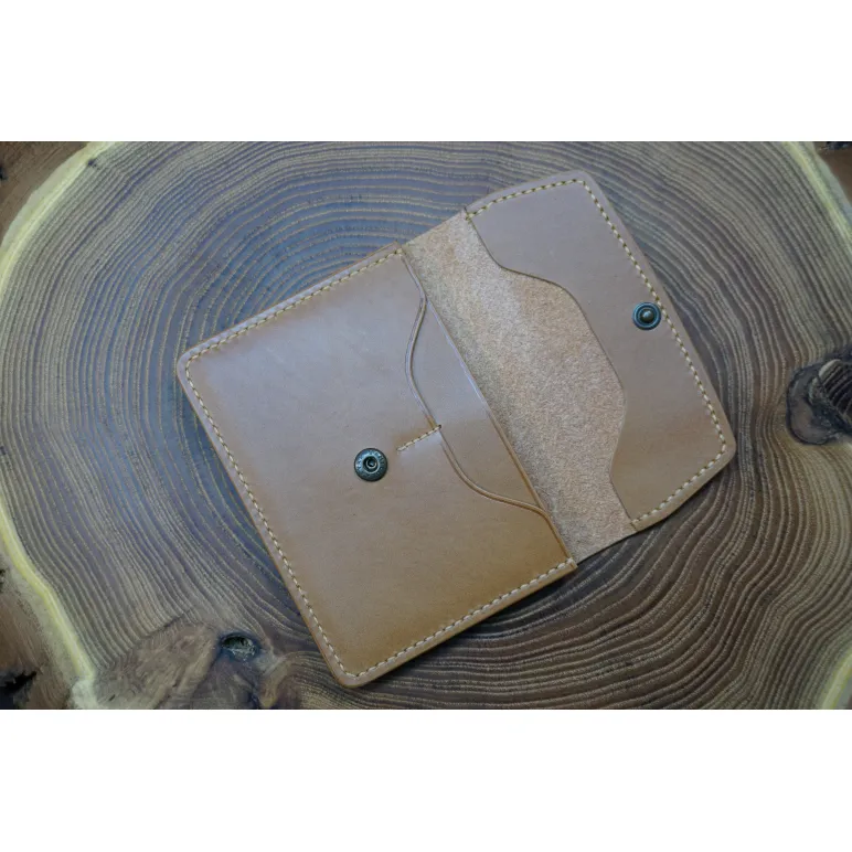 Портмоне для документов из натуральной кожи, ручной работы