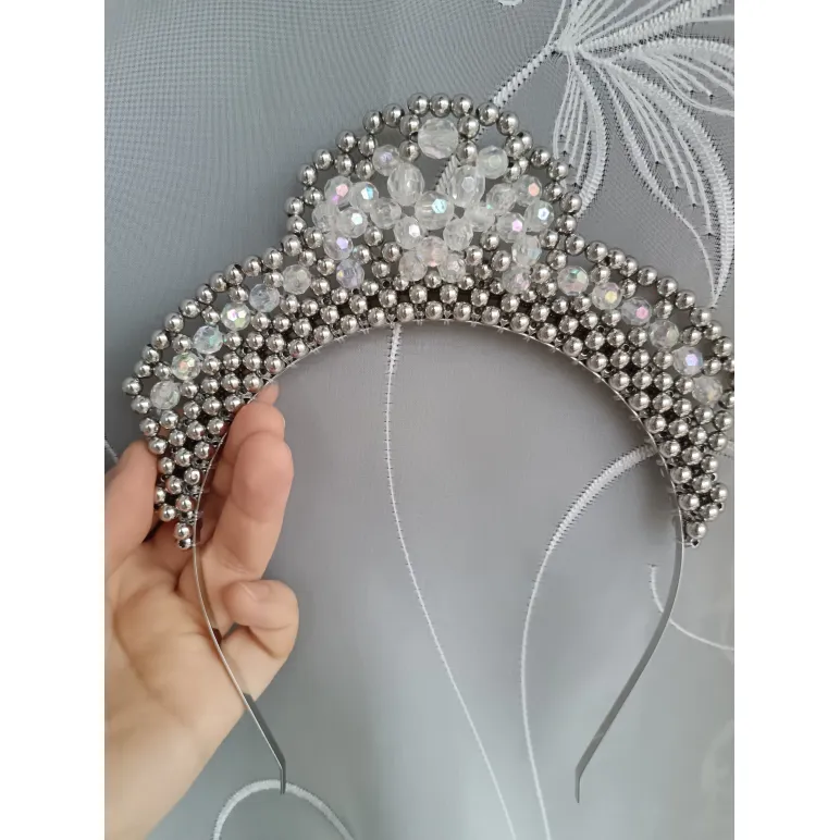 Ободок-кокошник "Сияние севера"