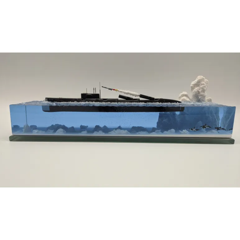 Модель подводной лодки проект 675 «ECHO-II» с пуском КР