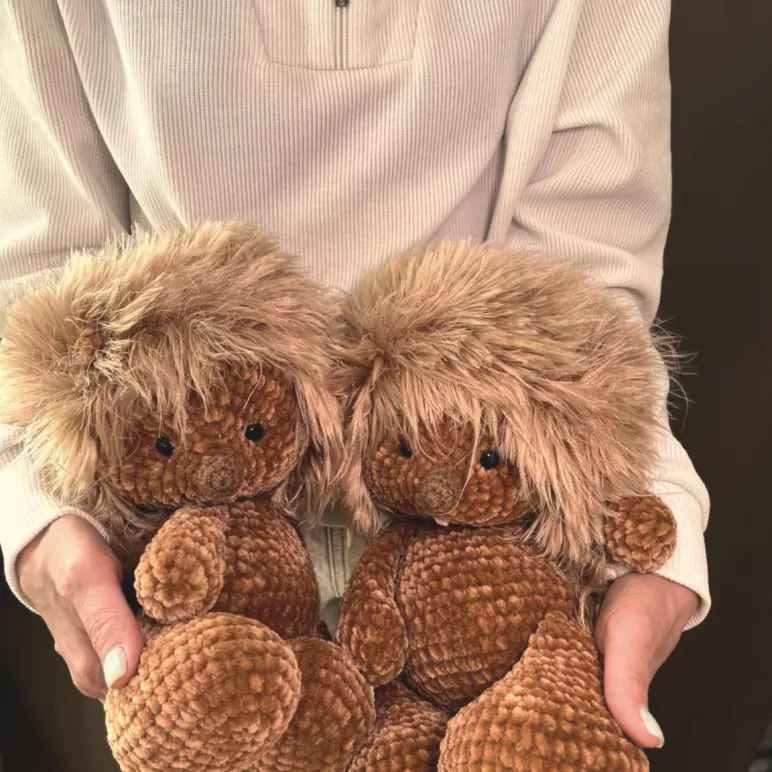 Вязанный ёжик