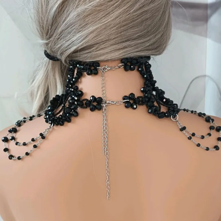 Колье "Милен Фармер"ручной работы.