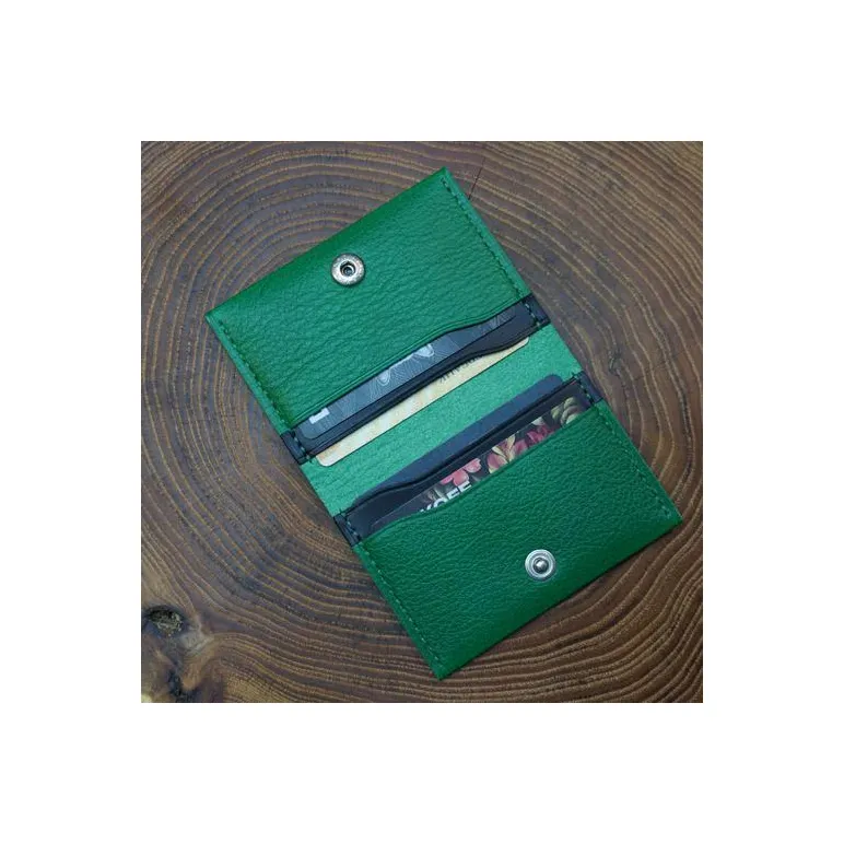 Картхолдер из натуральной кожи, ручная работа