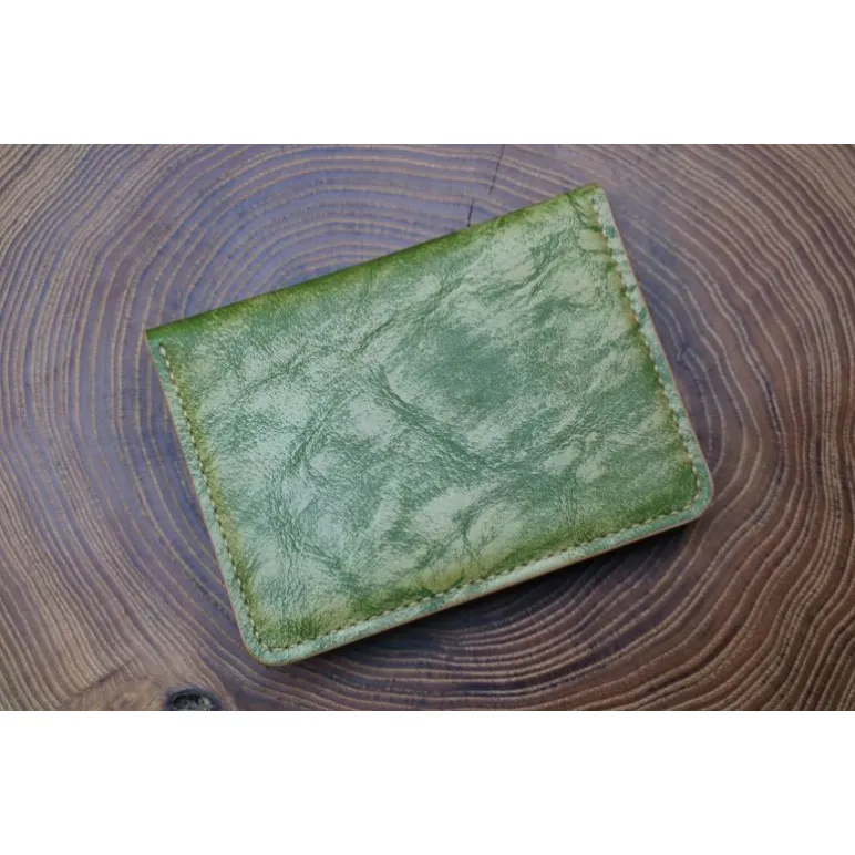 Портмоне для документов из натуральной кожи, ручной работы