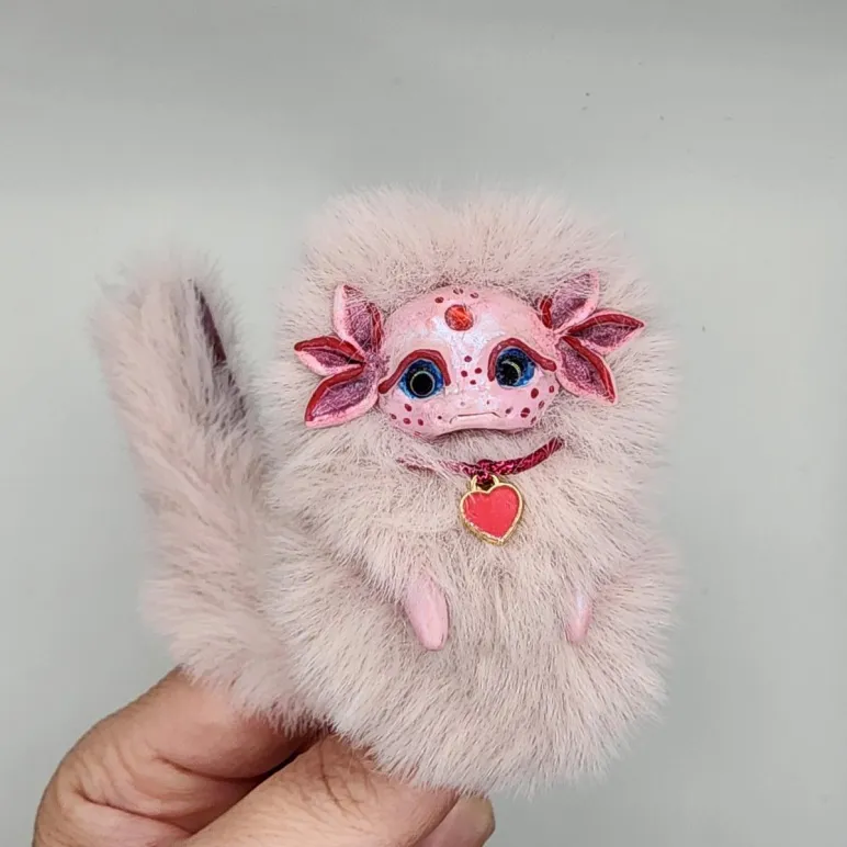 Мягкая игрушка аксолотоль