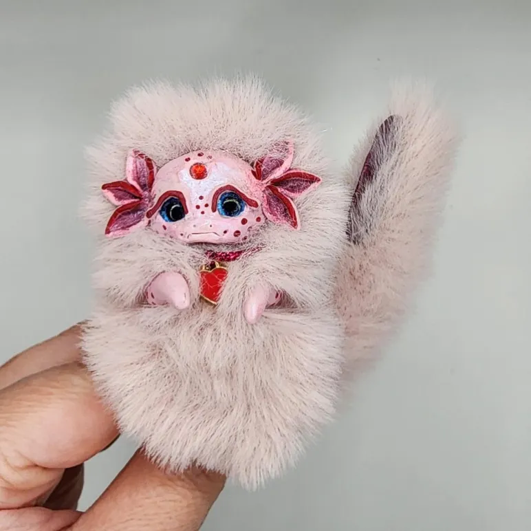 Мягкая игрушка аксолотоль