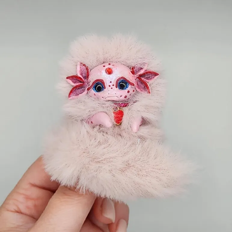 Мягкая игрушка аксолотоль