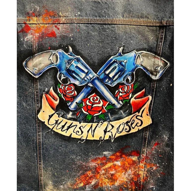 Авторская куртка ручная роспись