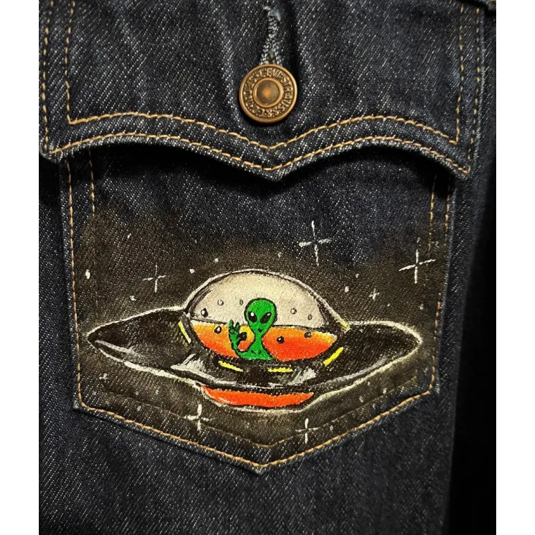 Авторская джинсовая куртка LEVI’S