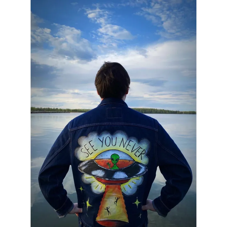 Авторская джинсовая куртка LEVI’S