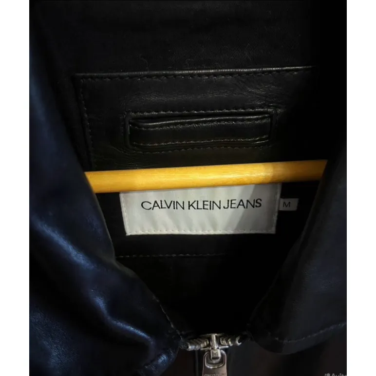 Оригинальная кожаная куртка CALVIN KLEIN JEANS