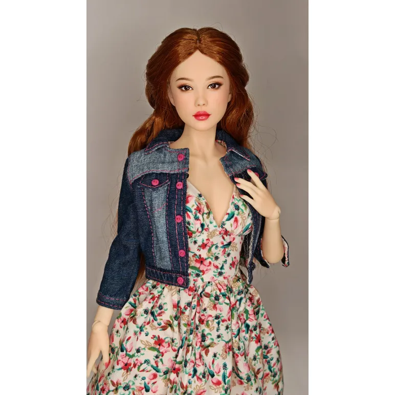 Авторская шарнирная кукла Ким