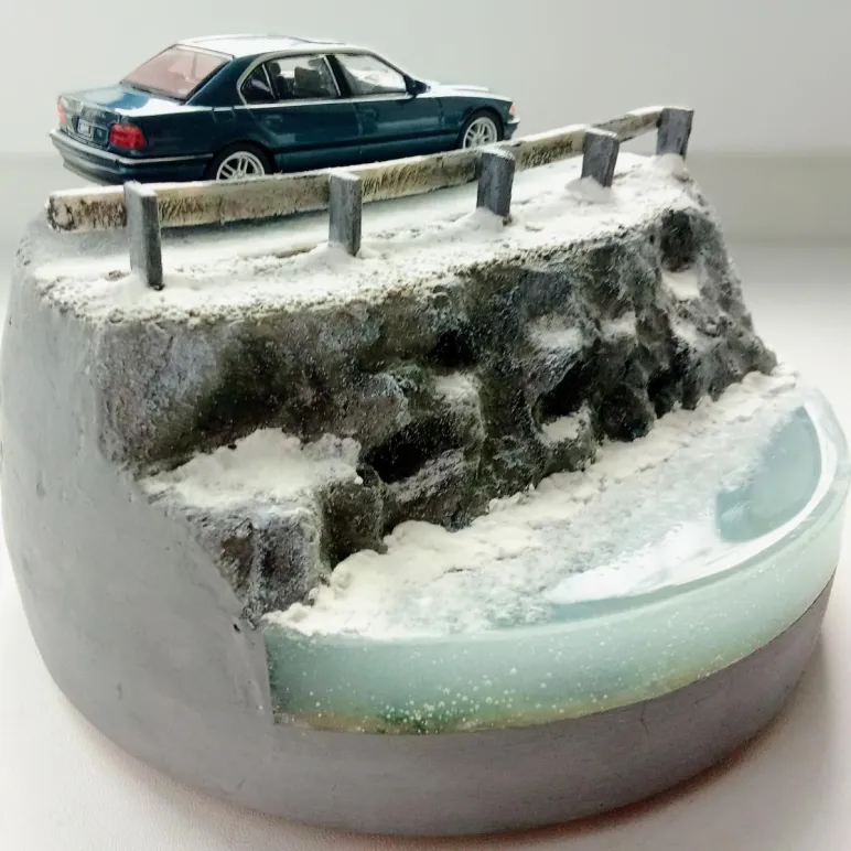 Диорама миниатюра масштаб 1:64