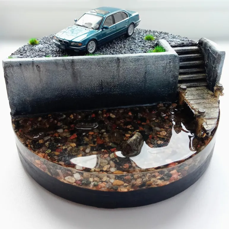 Диорама миниатюра в масштабе 1 64