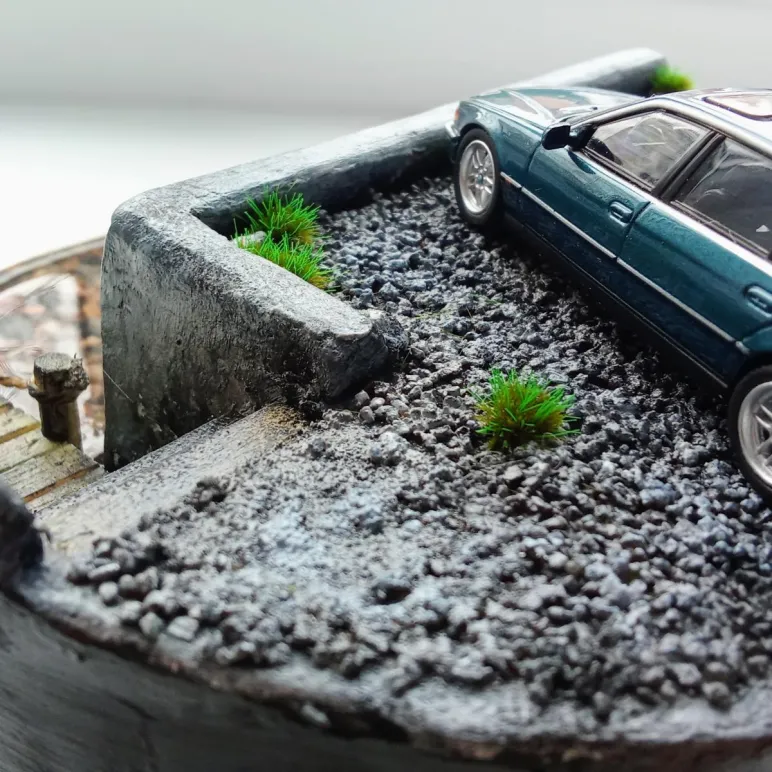 Диорама миниатюра в масштабе 1 64