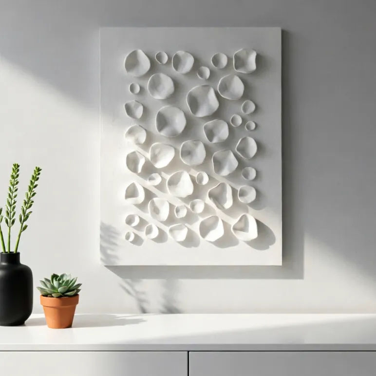 Объемное панно из полимерной глины