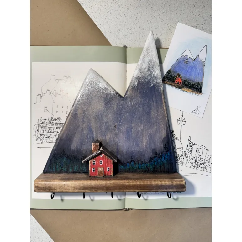 Ключница из дерева