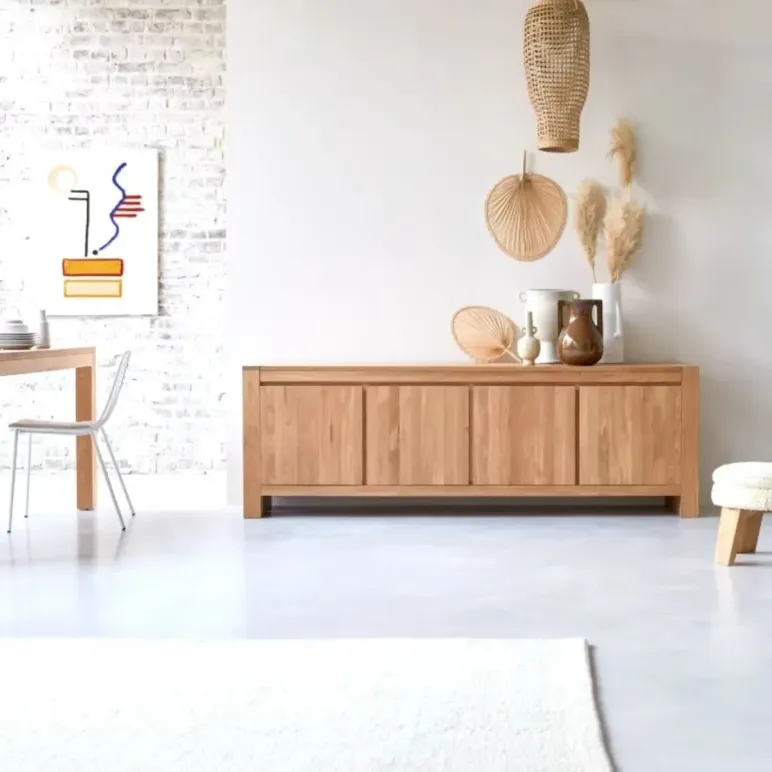 Буфет - комод из массива дерева 210 см IDEN