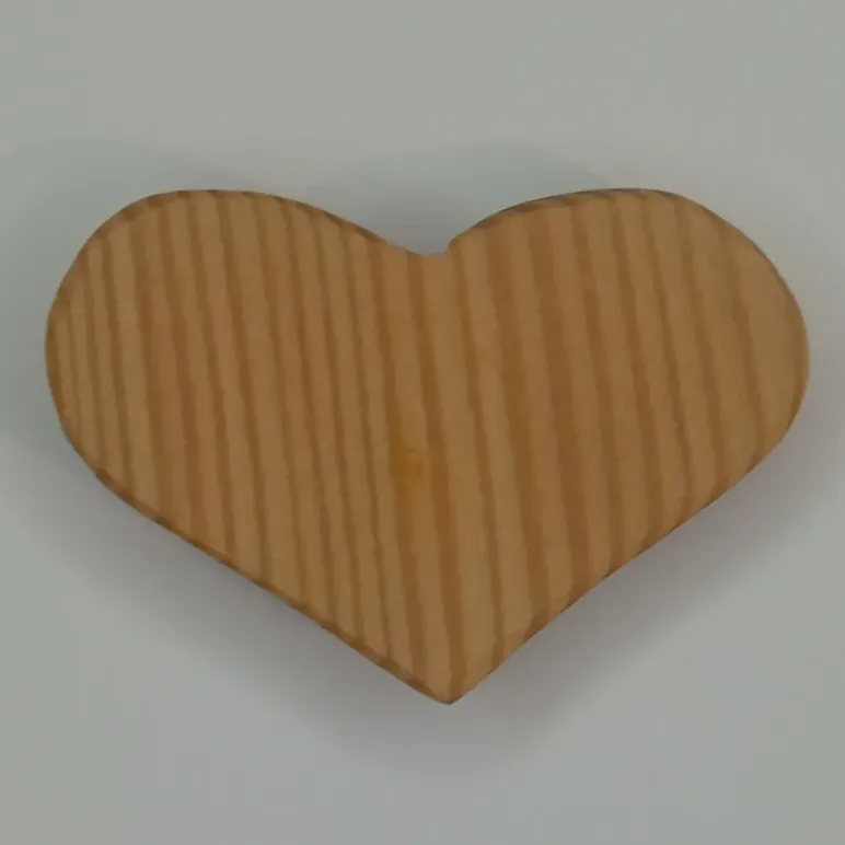 Сердечки из дерева для декора 10шт.