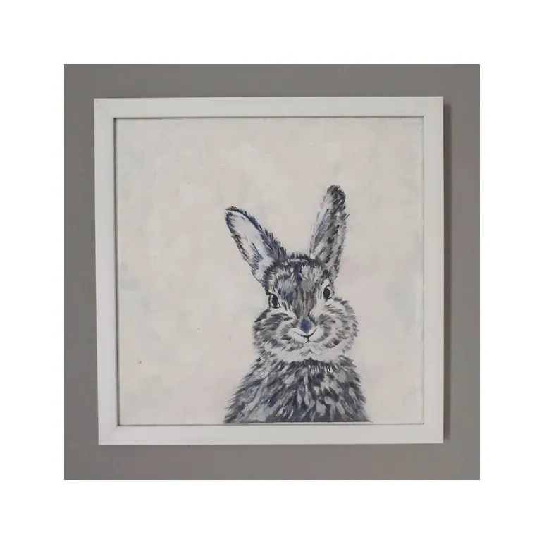 Картина маслом. Кролик