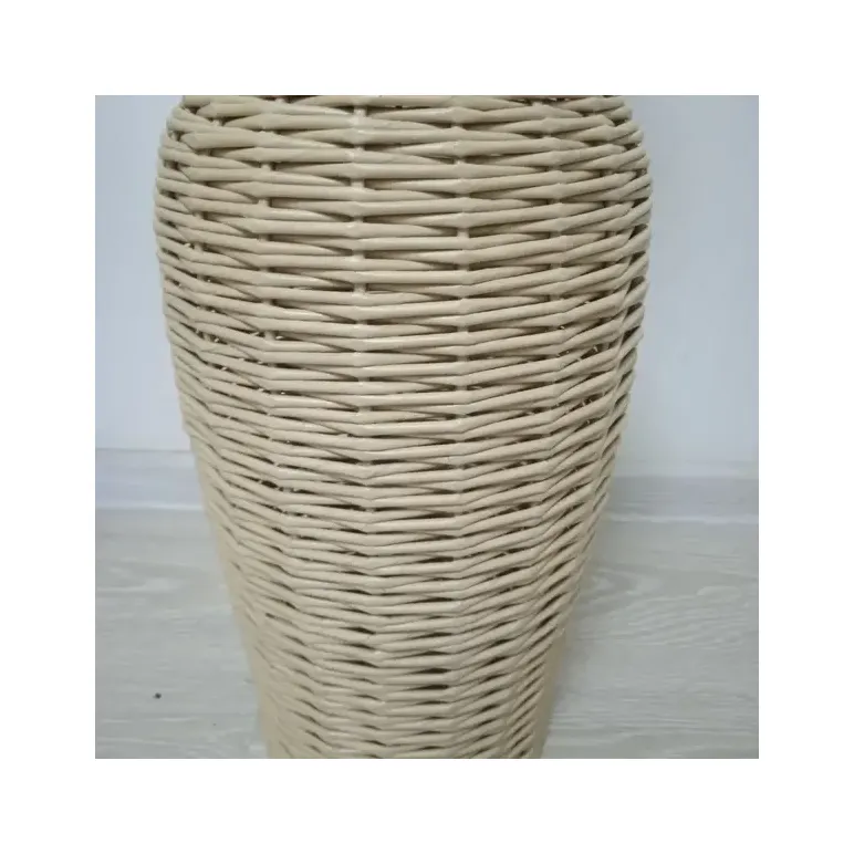 Ваза напольная плетёная