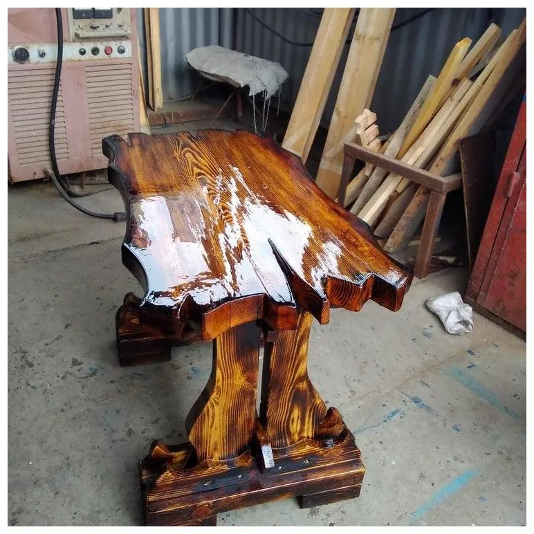 Стол для сада из массива , материал сосна