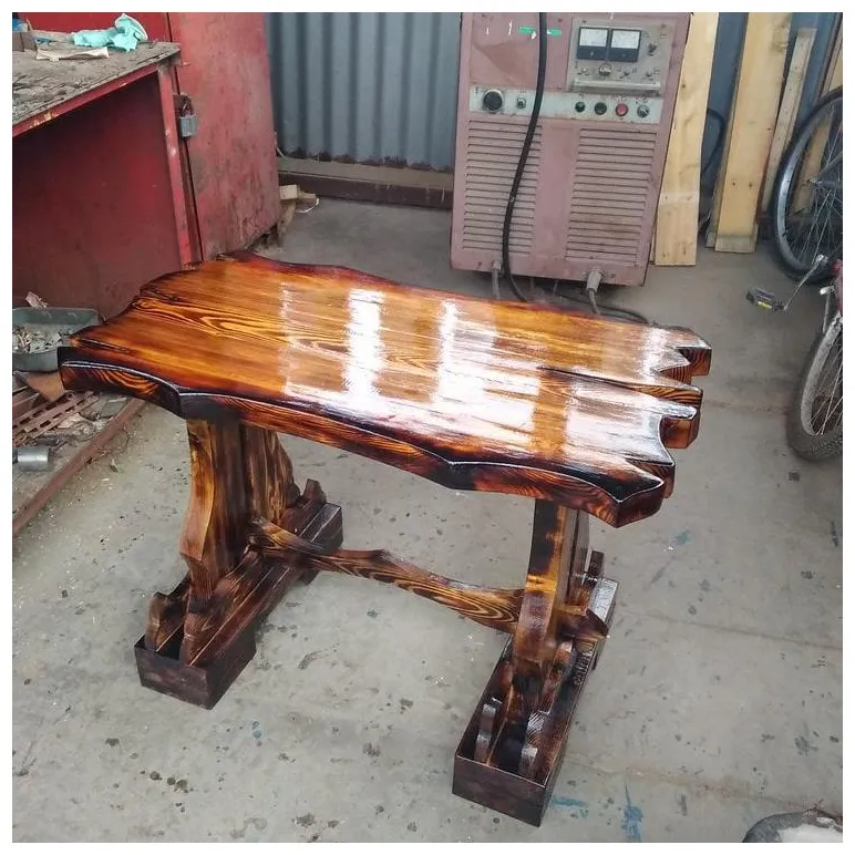 Стол для сада из массива , материал сосна