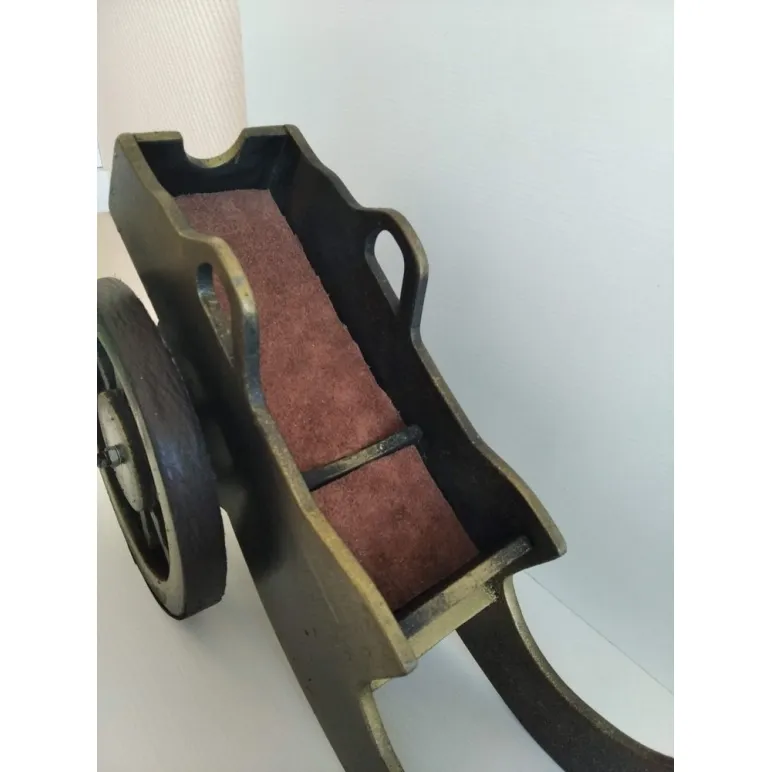 Подставка для бутылки пушка в декоративном ящике, сувенир