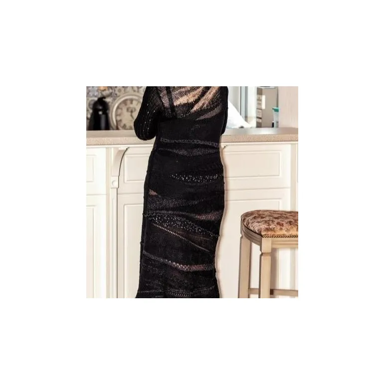 ЗВЕЗДНОЕ НЕБО винтажное черное платье