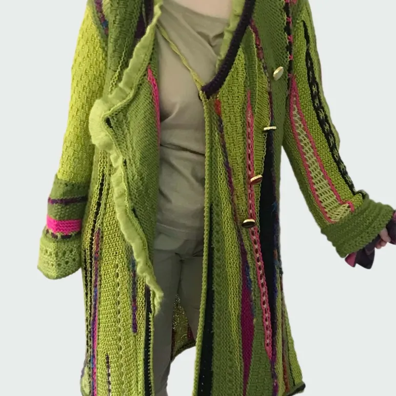 ОЛИВЕРА демисезонное шёлковое пальто (кардиган)