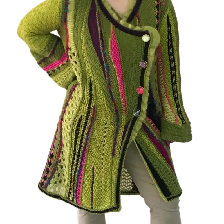 ОЛИВЕРА демисезонное шёлковое пальто (кардиган)