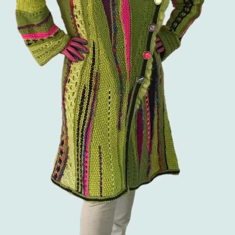 ОЛИВЕРА демисезонное шёлковое пальто (кардиган)