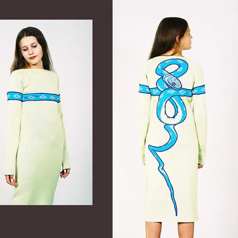 Платье "Жаккард с сюрпризом"