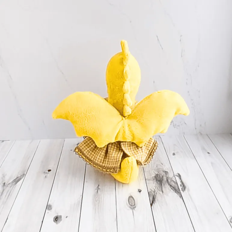 плюшевый дракончик ручной работы