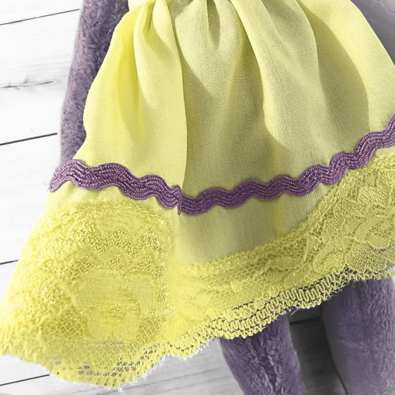 плюшевый зайка ручной работы