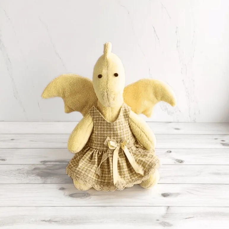 плюшевый дракончик ручная работа