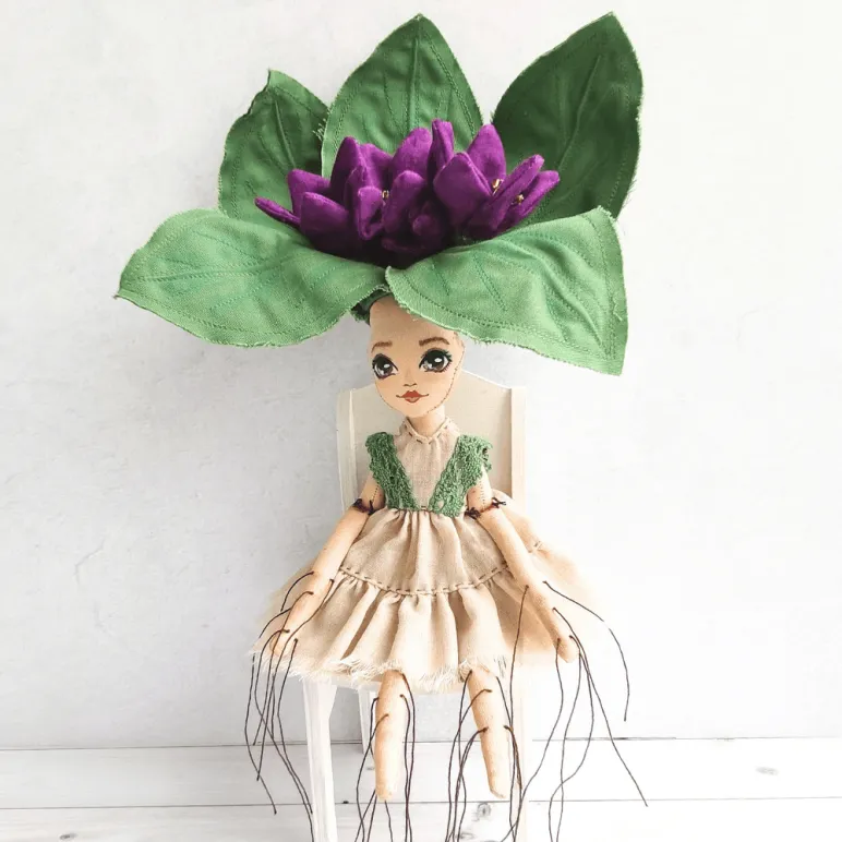текстильная кукла Мандрагора