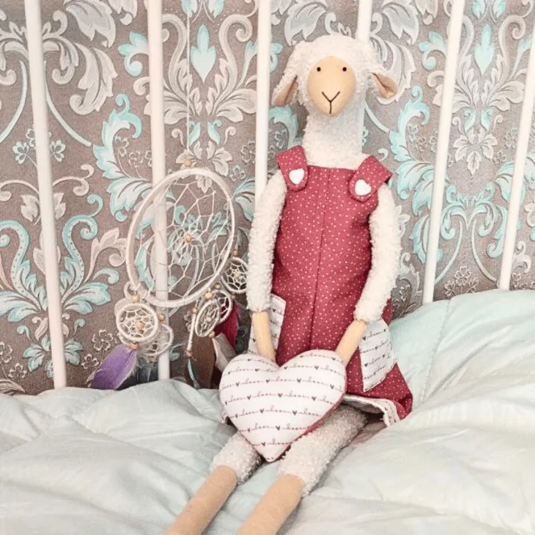 овечка тильда ручная работа