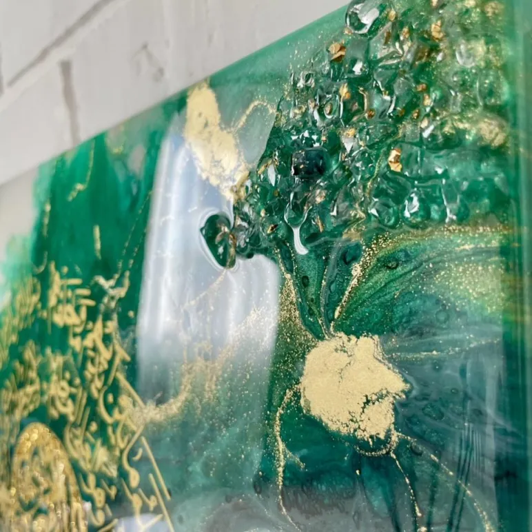 Картина-Шамаиль из эпоксидной смолы